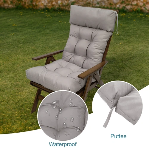 1/2 Stück Adirondack Kissen Outdoor Wasserdicht Hohe Rückenlehne Terrasse Stuhl Kissen USA - Bild 6 von 52
