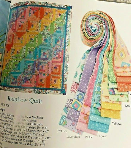 Striscia Happy Quilting on a Roll Donna Kinsey taglio cucito strati rilegatura NUOVO - Foto 8 di 11