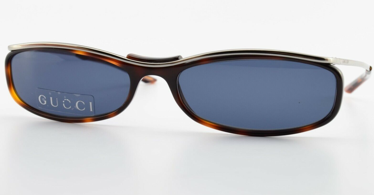 GUCCI Sonnenbrille GG 1663 S 874 55-16 135 Havana Silber Glanz