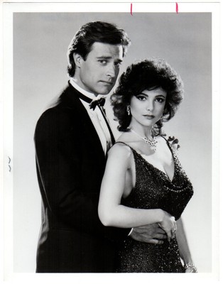 *THE COLBYS (1985) Fallon (Emma Samms) With Husband Jeff (John James) 7x9 #6