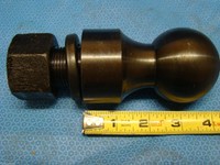 2 5/16 Gooseneck Trailer Hitch Ball 25,000 Lbs 1 Rise 1-1/4 Shank Raw 2 5/16 Gooseneck Trailer Hitch Ball 25,000 Lbs 1 Rise 1-1/4 Shank Raw