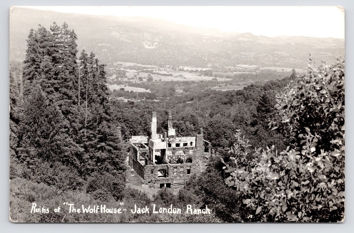 c1930s~Jack London Ranch~Wold House Ruins~Glen Ellen California CA