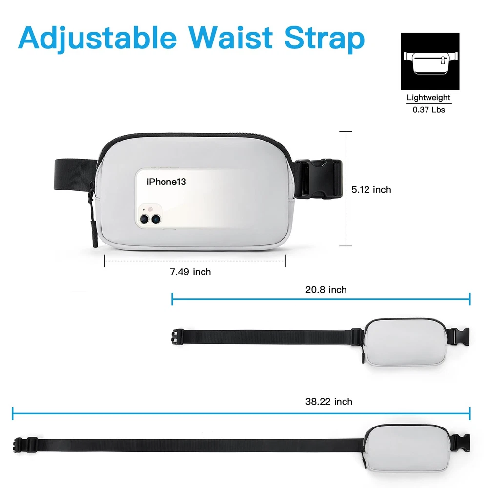 Belt Bag for Women Men Fashionable Crossbody Fanny Pack for Women Trendy Wais...