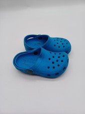 Crocs Turquoise Baby Blue Slip On Youth Clogs Size 6/7 C