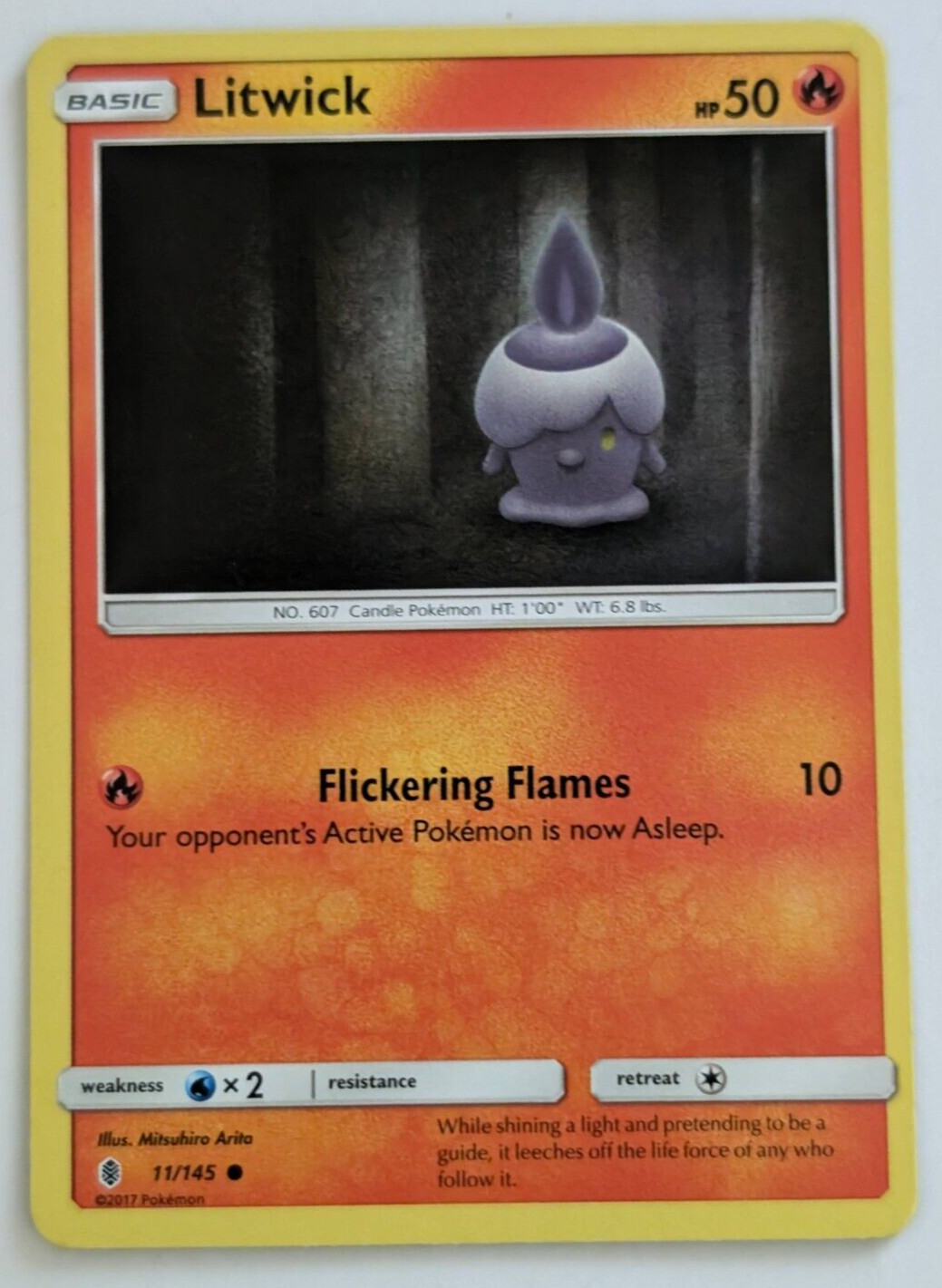Litwick 11/145 - Pokémon TCG - SM Guardians Rising Common
