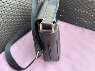 Louis Vuitton Roman PM Messenger Bag In Ardoise Taiga Leather 