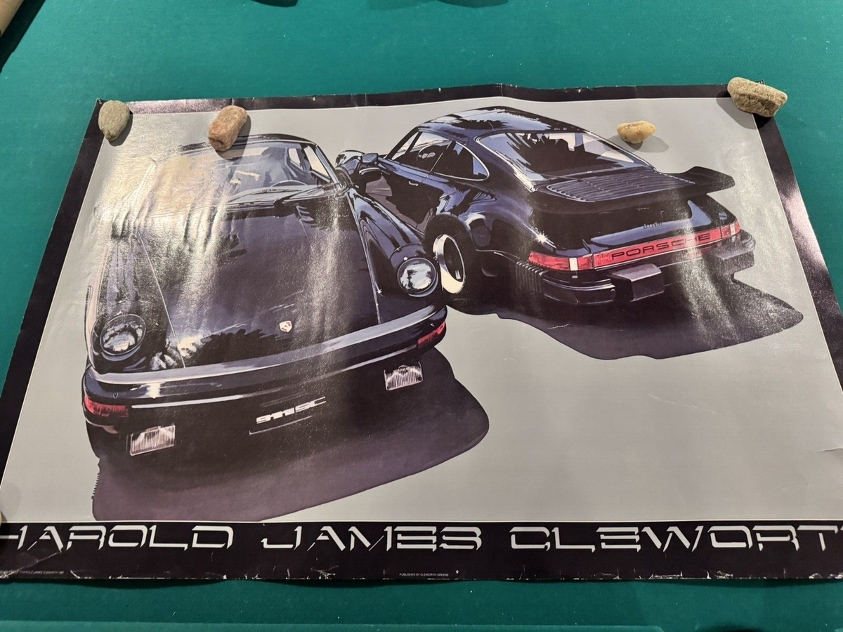 Harold James Cleworth Porsche 911 SC Poster - 