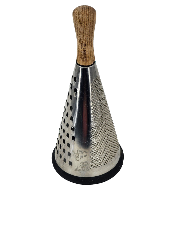 Legnoart Food Cheese Grater Conical Cone Shaped Wood Handle Made in