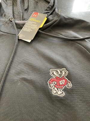 MENS UNDER ARMOUR WISCONSIN BADGERS COLDGEAR