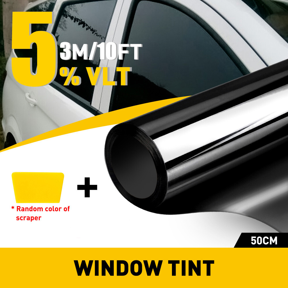 5% VLT Carbon Film Window Any Tint Shade PreCut All Sides Rears for Honda Glass