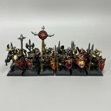 12 WARRIORS OF CHAOS HALBERDS WARHAMMER THE OLD WORLD FANTASY BATTLE UNIT WFB