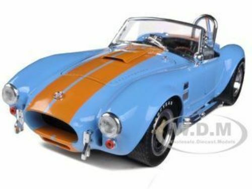 1965 SHELBY COBRA 427 S/C СИНИЙ/ОРАНЖЕВЫЙ 1/18 , ИЗГОТОВЛЕННЫЙ НА ЗАКАЗ SHELBY COLLECTIBLES SC129
