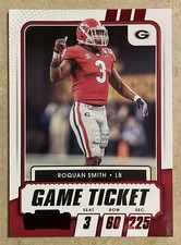 Biglietto Gioco 2021 Panini Contenders Draft Picks Roquan Smith Rubino #85