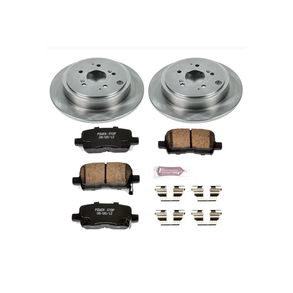 Kit de freio de substituição Power Stop 1 clique Autospecialty para 03-08 Honda Pilot - Imagem 2 de 2