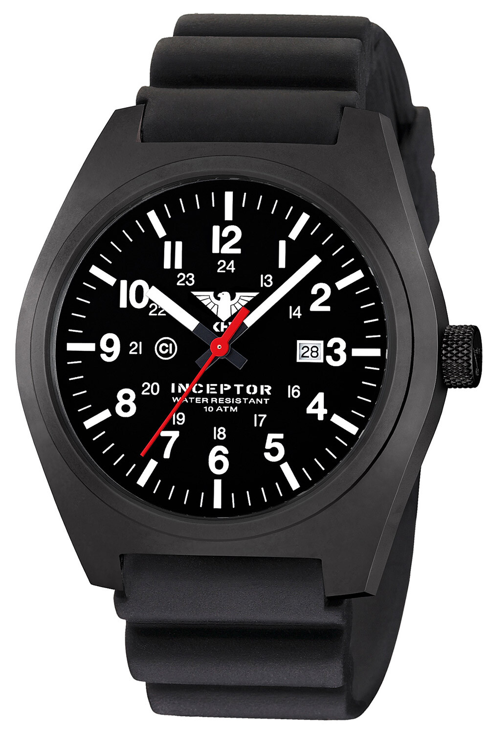 Khs Men's Watch Inceptor Black Steel INCBS.DB