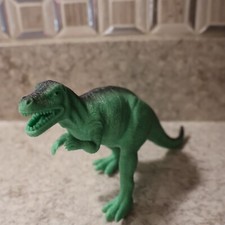 Vintage Boley Dinosaur TM04 4  Allosaurus Rubber PVC Figure Rare Original
