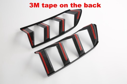 Luces traseras luces decoración cubierta embellecedor para Ford Mustang 2024 2025 fibra de carbono - Imagen 8 de 8