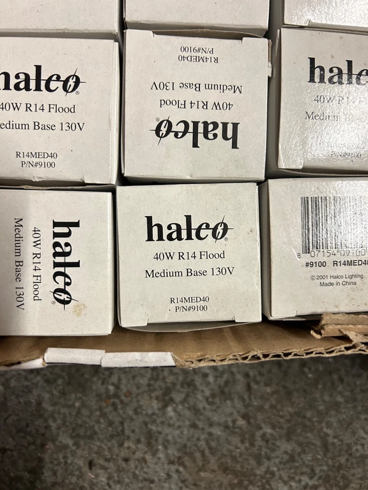 HALCO 40W R14 FLOOD Medium Base 130V LOT - Image 3 of 3