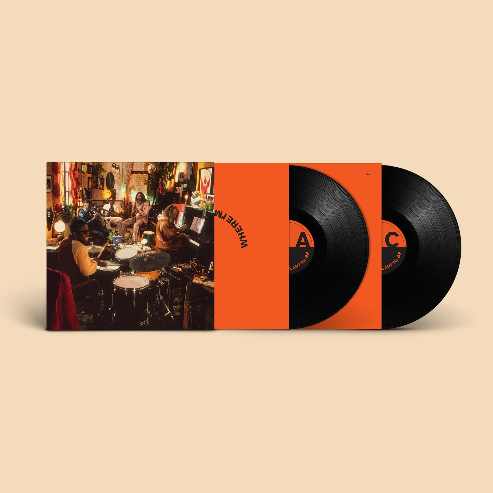 Ezra Collective Where I'm Meant to Be (Vinyl LP) 12" Album
