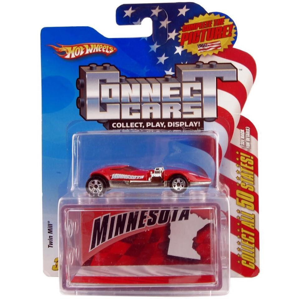 Hot Wheels Connect Cars Minnesota Twin Mill Red #32/50 w/Display
