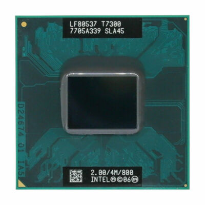   Core 2 Duo T7300 CPU 2GHz Dual-Core 4M 800MHz Mobile Processor SLA45 #F13