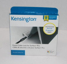 Lot of 2 Kensington Keyed Cable Lock for Microsoft Surface Pro K62055WW