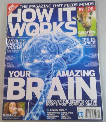 How It Works magazine Nov. 2014 Your Amazing Brain Giraffes Bubbles Fast Trains