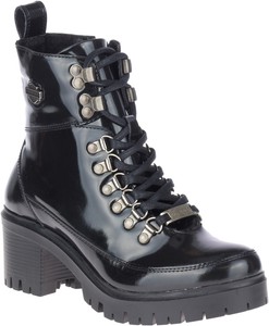 black leather boots ebay