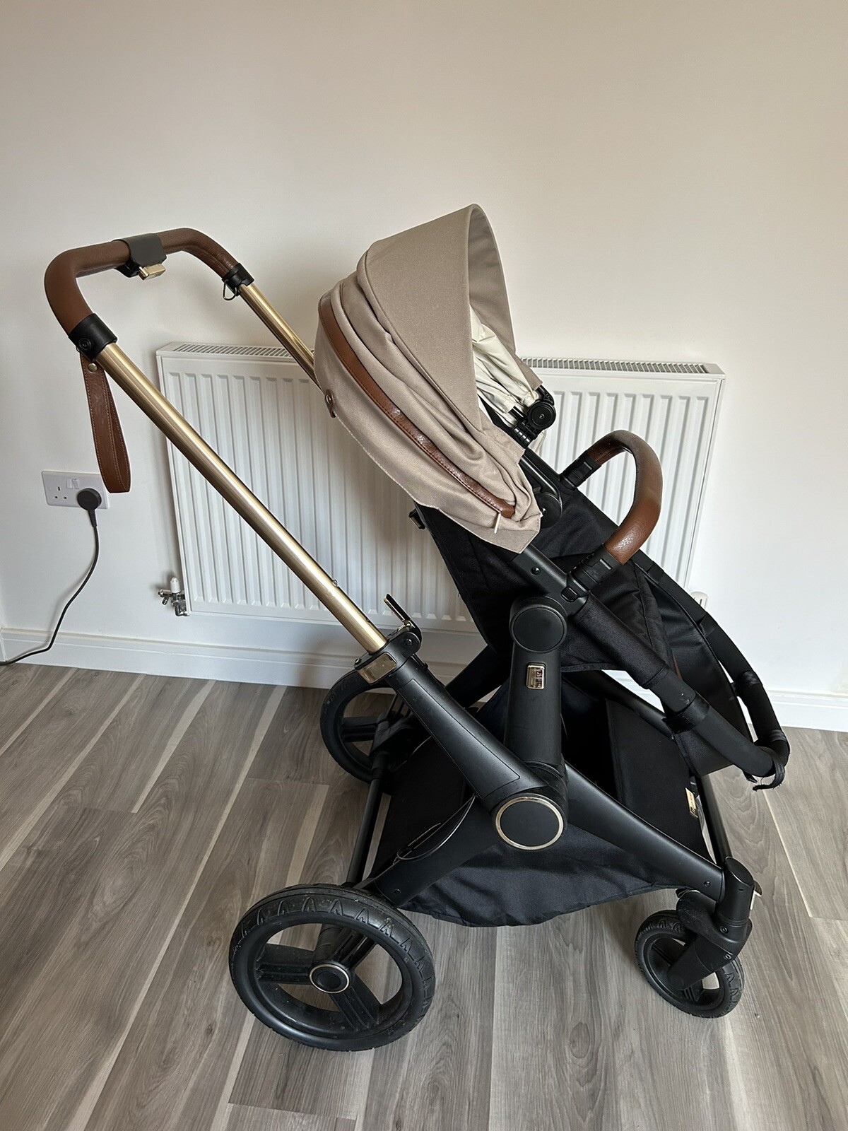 Ickle Bubba Aston Rose Pram Pushchair Bundle Cream And Black eBay