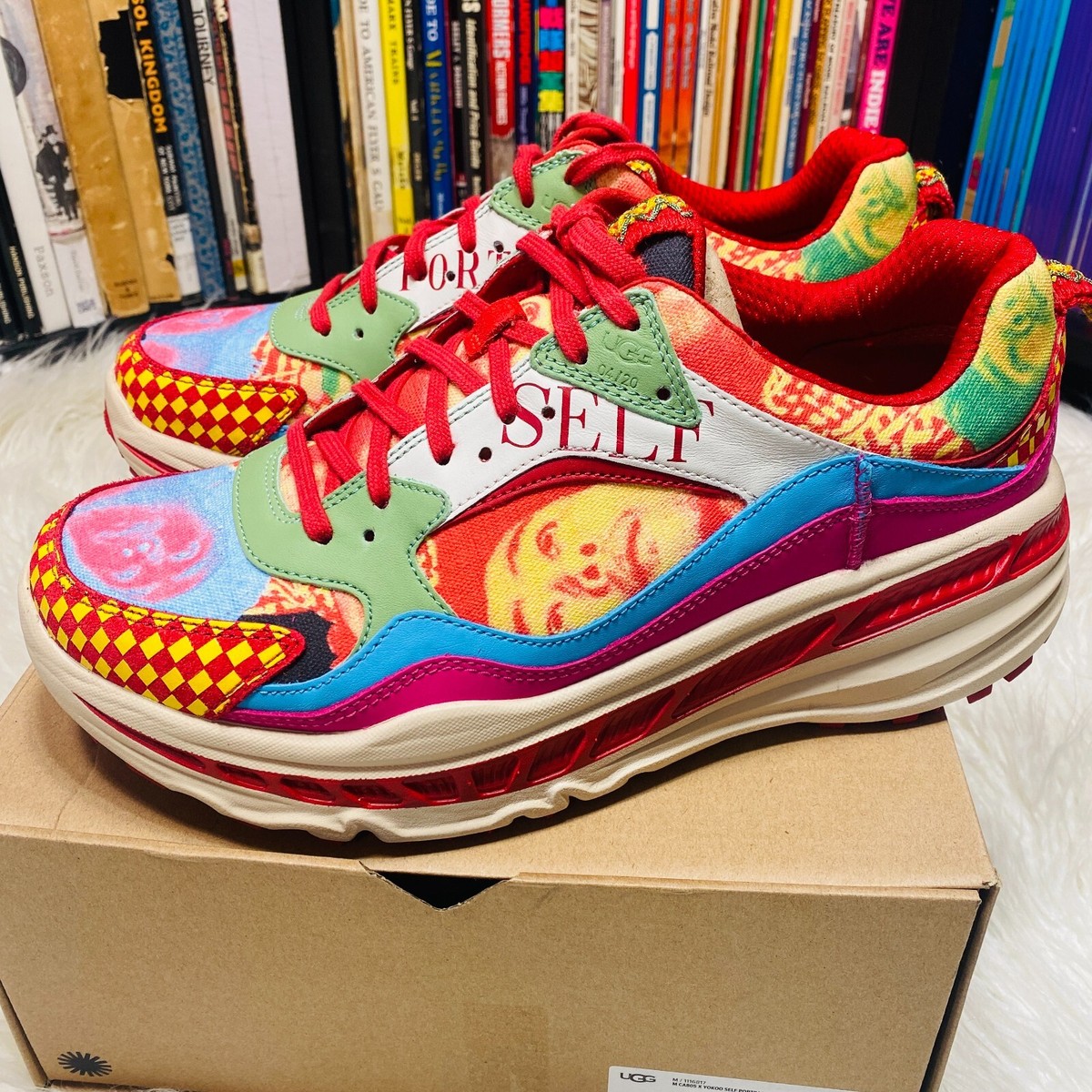 Red ⁄ 10.5 UGG CA805 X Yokoo Wonderland アグ atmos アトモス 横尾 