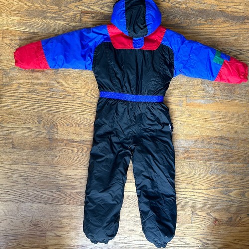 Raeurks One Piece Vintage Snowsuit Youth Kids Size M/5 As Is - Picture 2 of 10