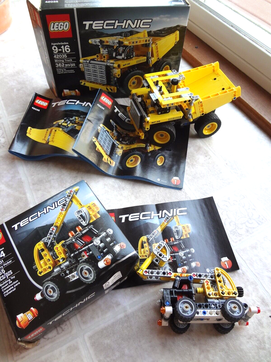 LEGO Technic: Mining Truck (42035) Cherry Picker (42031)