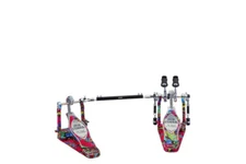 Tama 50th Anniversary LTD Iron Cobra Marble Power Double Pedal - Psychedelic Rai