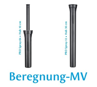 Hunter Pro Spray  10 cm und 30 cm Hub, Versenkregner, Pro Spray 04, Pro Spray 12