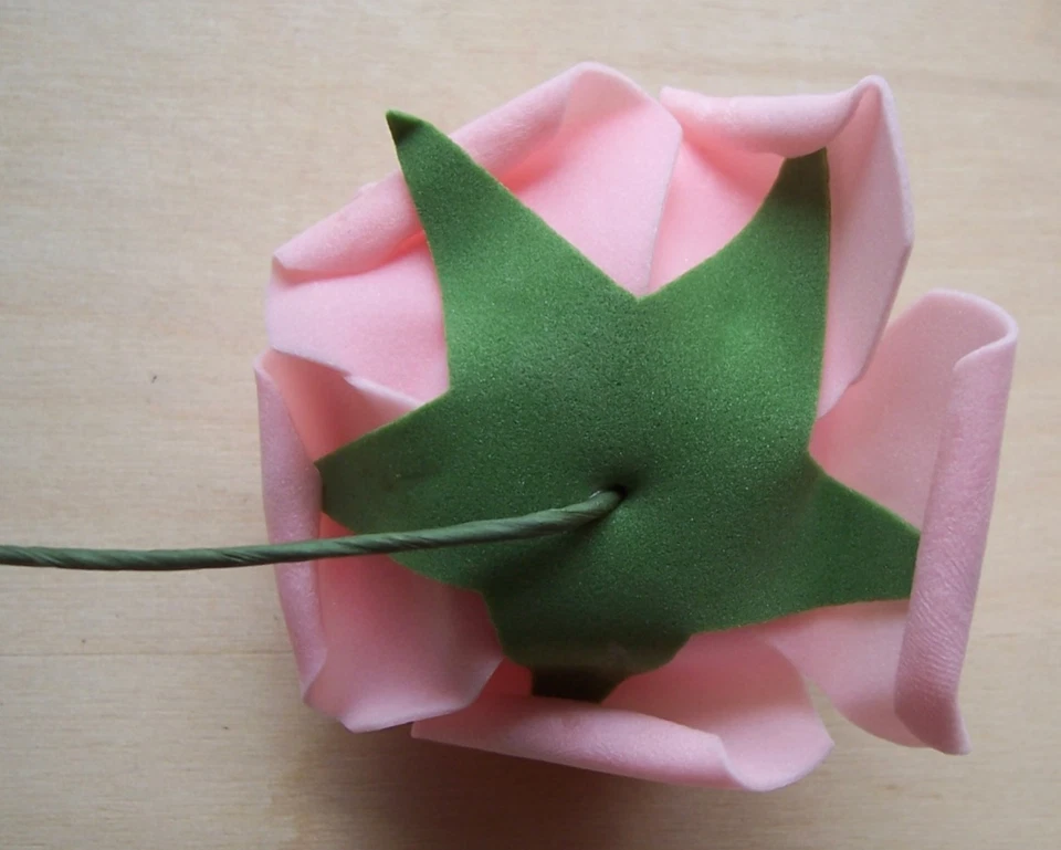 26 Artificial Flowers Foam Roses 4 Colors Wedding Bouquet Party Shower - Image 4 of 4