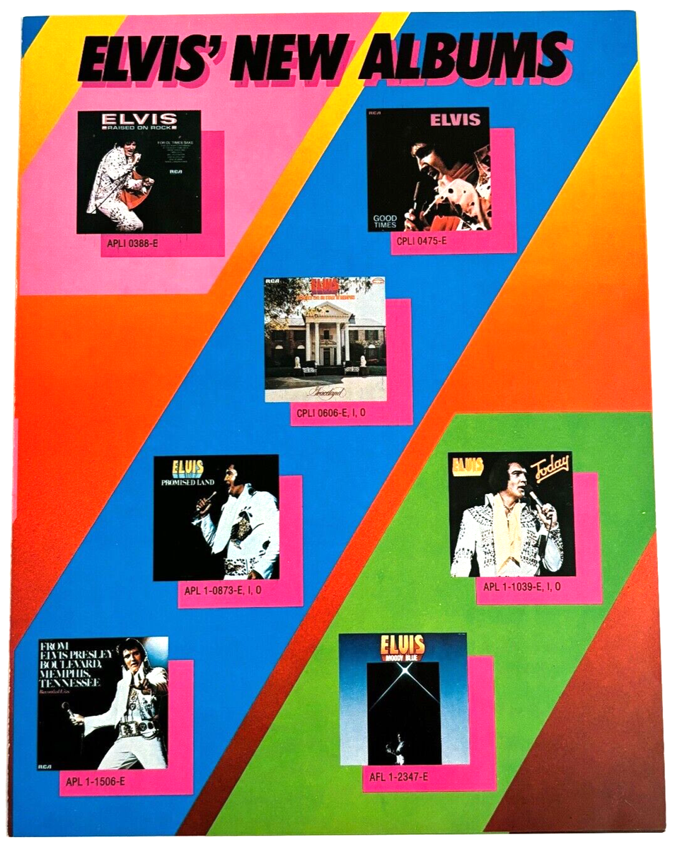 エルヴィスプレスリー　レコードセット ELVIS IN CONCERT ~ 2 RECORD SET WITH GATEFOLD COVER AND