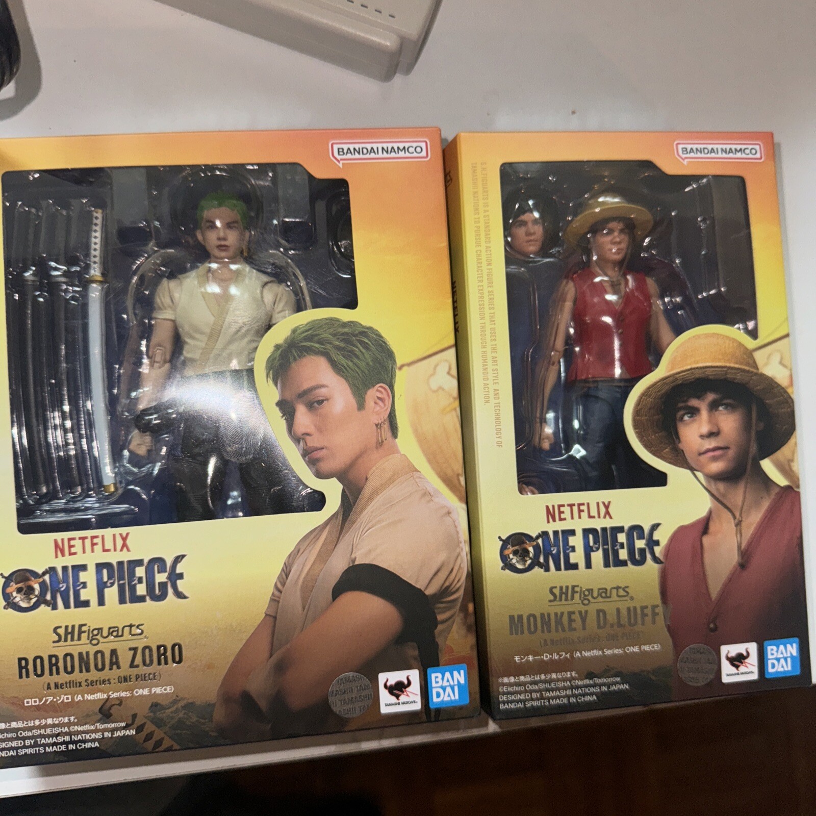 S.H.Figuarts ONE PIECE NETFLIX Película de Acción en Vivo Ver. Monkey D Luffy Roronoa Zoro