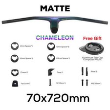 Manubrio mountain bike super leggero in fibra di carbonio -20° stelo 70-100*780mm