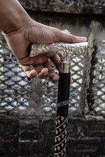 Victorian Gift for Women Men US Antique Wooden Walking Cane Stick Handle Unisex