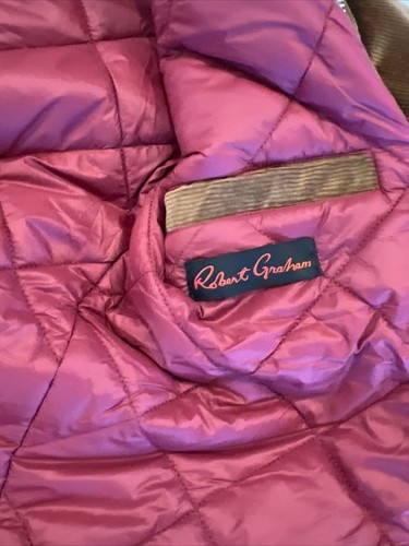 Robert Graham $428 Corduroy Ranch Jacket SIZE SMALL Coat Men Field Utility - Picture 7 of 11