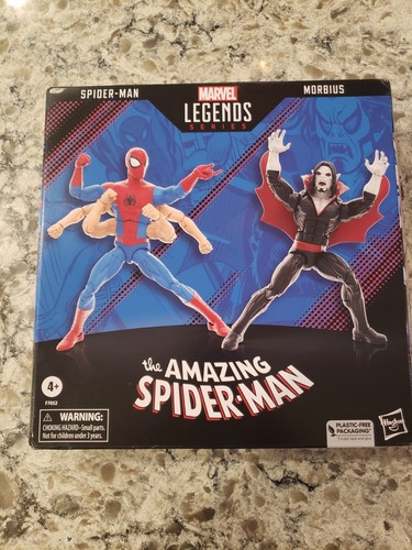 Marvel Legends 2 Pack - Spider-Man 6 Bras Et Morbius, The Amazing Spider-Man, Hasbro