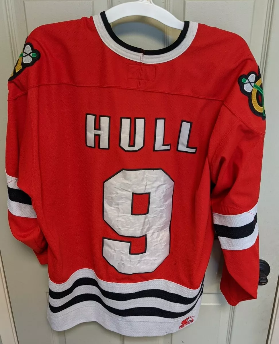 Chicago Blackhawks Vintage 1960's Knit Hockey Jersey - Eaton's TruLine #9.