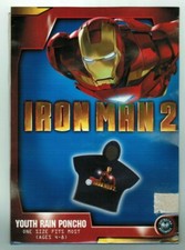 NEW IRON-MAN 2 RAIN PONCHO FREE SHIPPING  