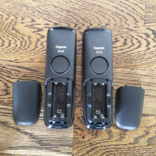 Gigaset Cordless Phone DECT A125 Duo 2 Handsets Landline Answering
