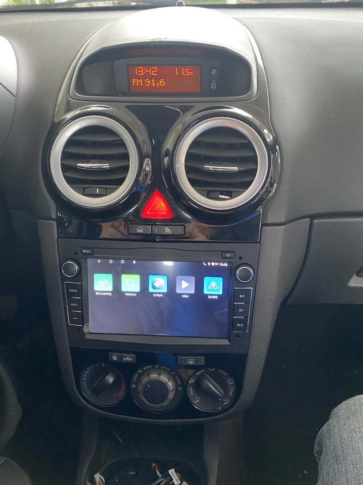 Autoradio GPS Android 13 7" per Opel Corsa C D Astra H Zafira Vectra CarPlay RDS - Immagine 4 di 4