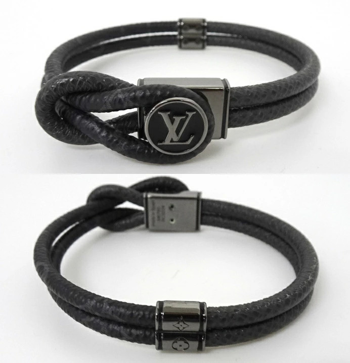 LOUIS VUITTON M6780 Monogram Eclipse Bracelet Loo… - image 4