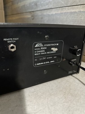Aria Studiotrack R504 4-Track Cassette Recorder Vintage MTR Rare