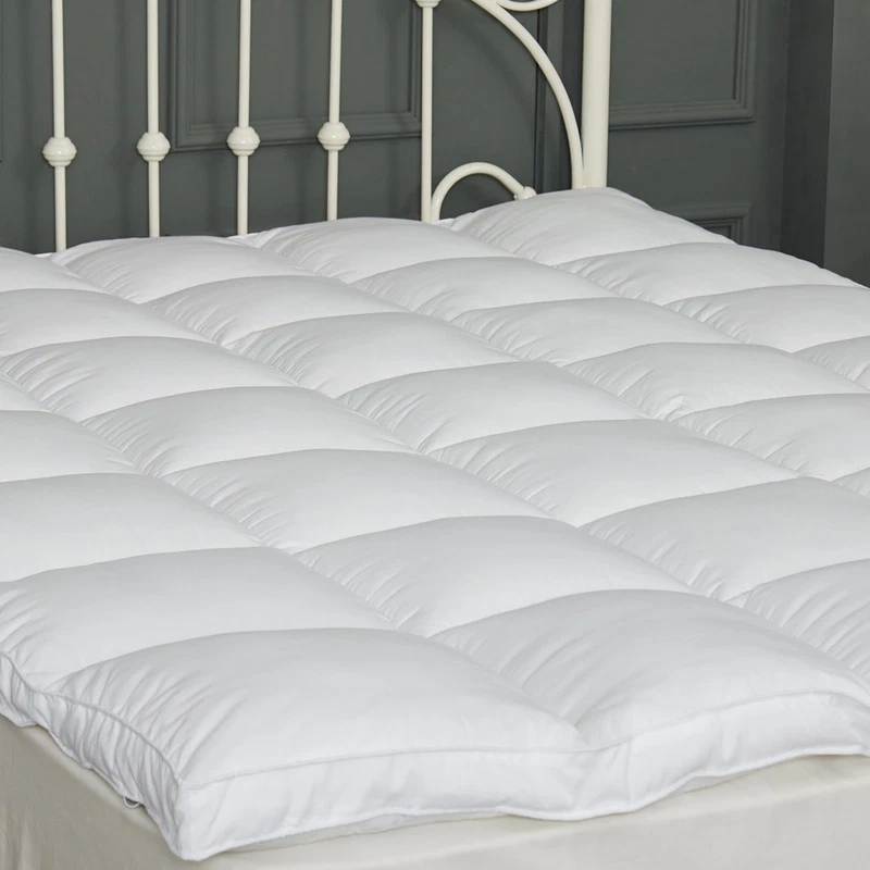 Sufuee Mattress Topper Full Size 2 Inch Thick Down Alternative Quilted Mattress