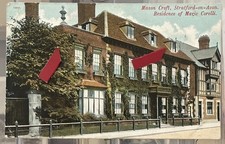 Mason Croft,  Stratford upon Avon Postcard
