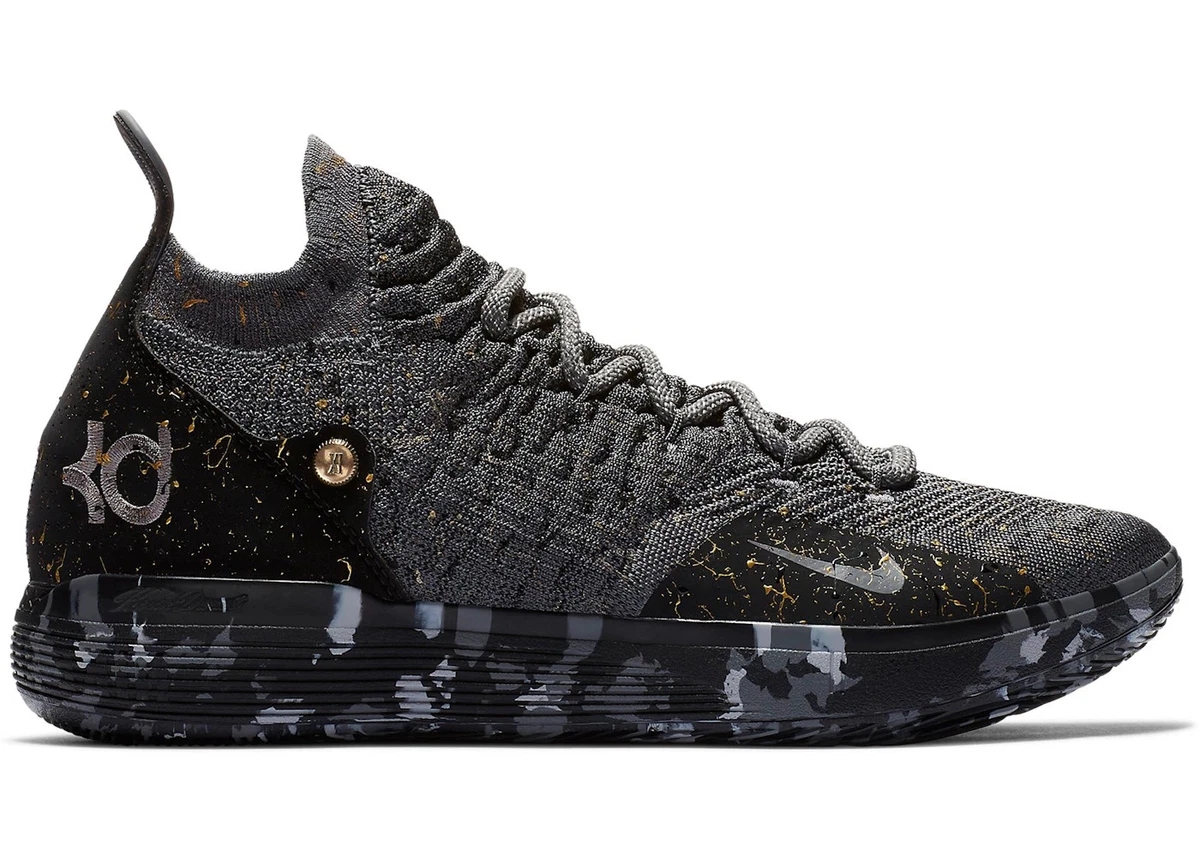 Nike Zoom KD 11 Gold Splatter for Sale | Authenticity Guaranteed